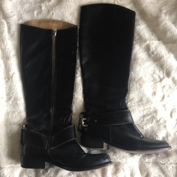 Vintage Juicy Couture Leather Riding Boots - Picture 1 of 4